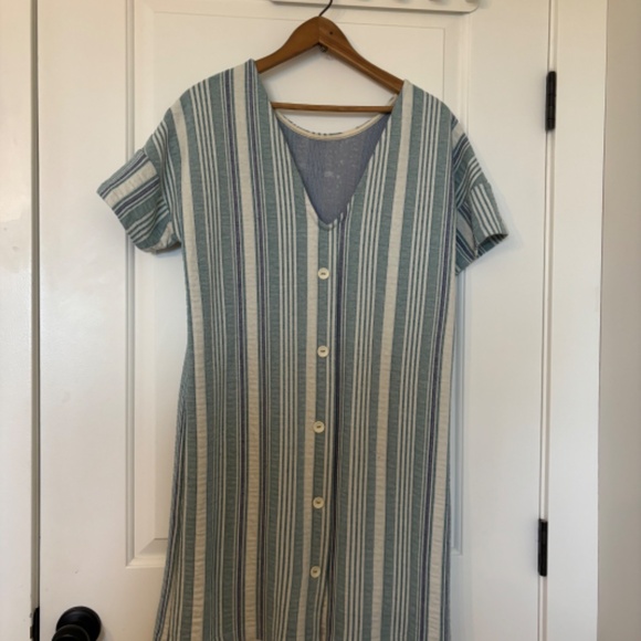 Retro shift dress with  v- neck back - Picture 3 of 4